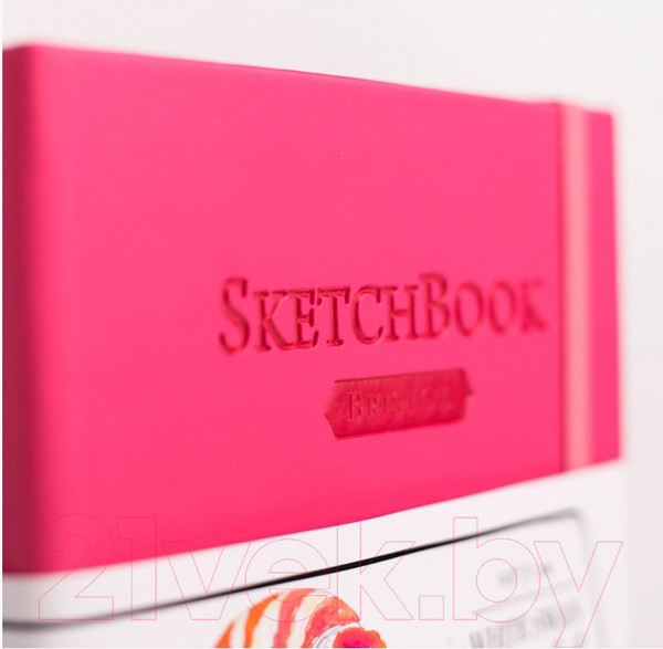 Изображение товара Скетчбук Малевичъ Bristol Touch / 401432 (малиновый)