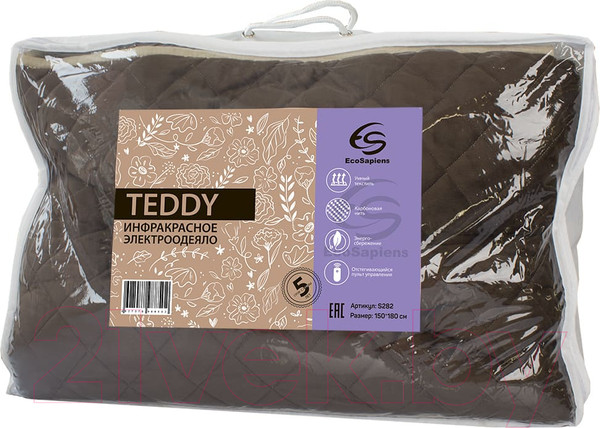 Изображение товара Электроодеяло EcoSapiens Teddy S282