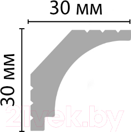 Изображение товара Плинтус потолочный Decomaster D115ДМ (30x30x2000)