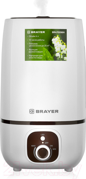 Изображение товара Ультразвуковой увлажнитель воздуха Brayer BR4700WH