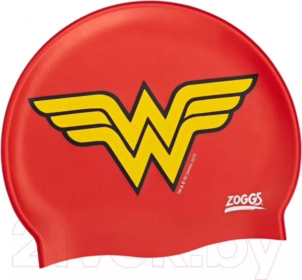 Изображение товара Шапочка для плавания ZoggS Wonder Woman Silicone / 382408 (красный)