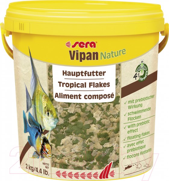 Изображение товара Корм для рыб Sera Nature Vipan 32286 (10л/2кг)