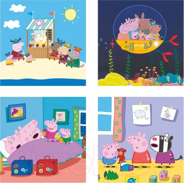 Изображение товара Набор пазлов Topgame Свинка Пеппа №3 / 01747