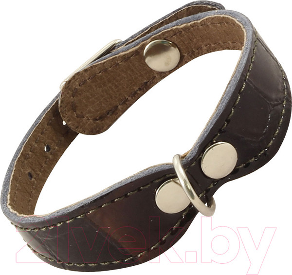 Изображение товара Ошейник Gamma Мини кожаный двойной фигурный / 11232097