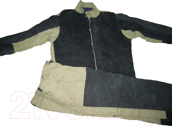 Изображение товара Комплект рабочей одежды Русская кожа Брезентовый со спилком утепленный (р-р 44-46/170-176)