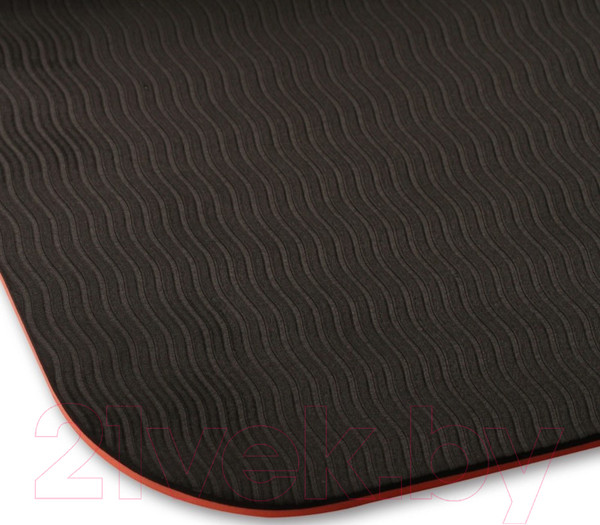 Изображение товара Коврик для йоги и фитнеса Indigo Sport TPE IN106 (коралловый/черный)