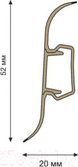 Изображение товара Плинтус Rico 28 Дуб Исландия
