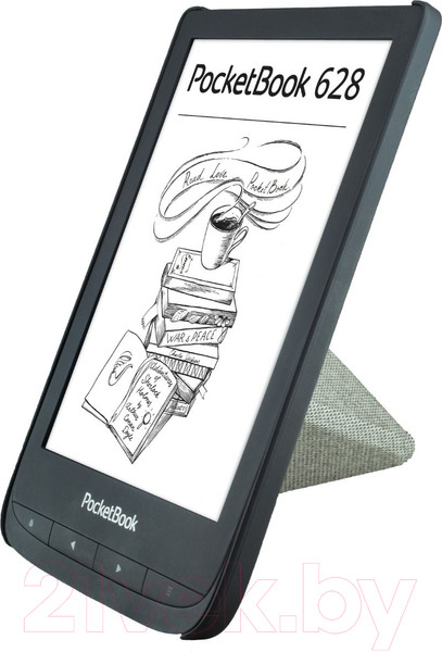 Изображение товара Обложка для электронной книги PocketBook Origami Cover / HN-SLO-PU-U6XX-LG-CIS (светло-серый)