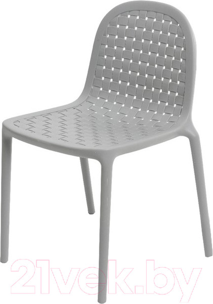 Изображение товара Стул пластиковый Ipae Progarden Порто / 9840699 (светло-серый)