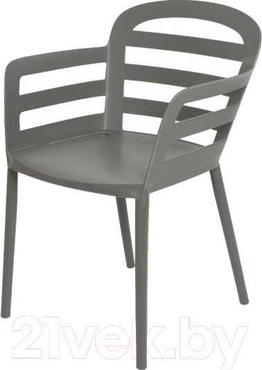 Изображение товара Стул пластиковый Ipae Progarden Бостон / 9840694 (антрацит)