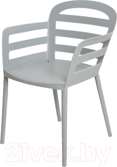 Изображение товара Стул пластиковый Ipae Progarden Бостон / 9840693 (светло-серый)