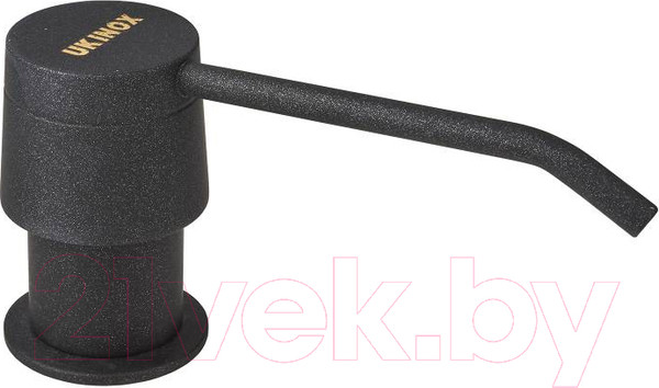 Изображение товара Дозатор встраиваемый в мойку Ukinox 801-10 (черный металлик)