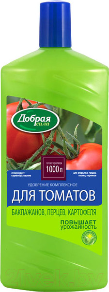 Изображение товара Удобрение Добрая сила Для томатов, баклажанов, перца сладкого DS21070011 (1л)