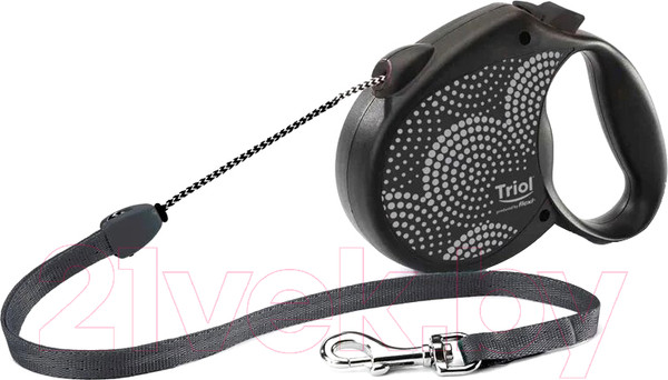 Изображение товара Поводок-рулетка Triol Flexi Life Bubbles / 11111026 (M, 5м трос)