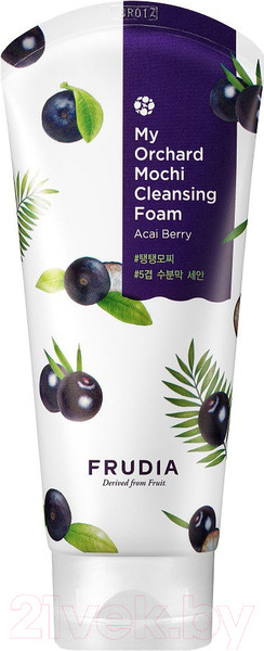 Изображение товара Пенка для умывания Frudia Mochi очищающая c ягодами асаи (120мл)