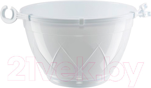 Изображение товара Кашпо Santino Лилия подвесная / ПВЛ 2.5 БЕЛ (белый)