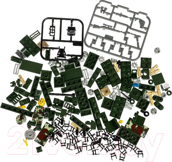 Изображение товара Конструктор Bondibon Военный десант / ВВ4808