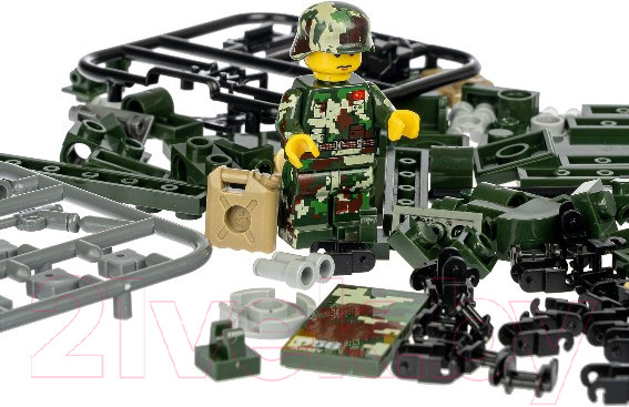 Изображение товара Конструктор Bondibon Военный десант / ВВ4808