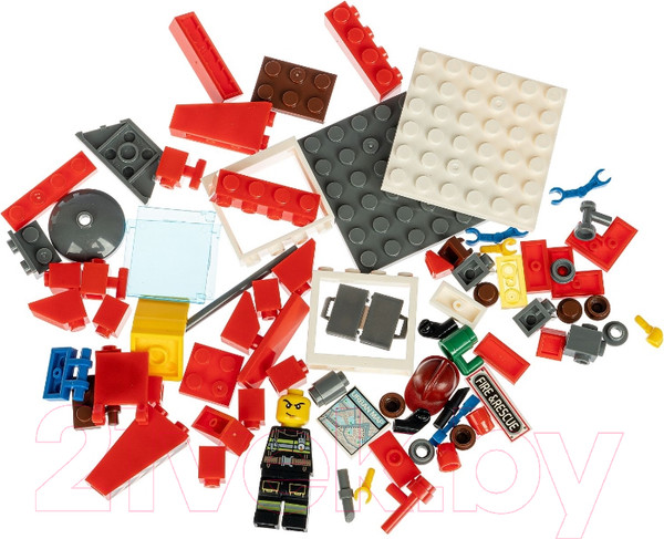 Изображение товара Конструктор Bondibon Пожарная Служба. Пожарный пост / ВВ4819