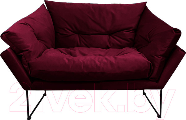 Изображение товара Кресло мягкое Brioli Анико (В48/вишневый)