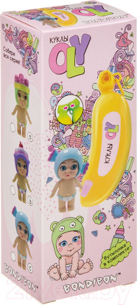 Изображение товара Кукла с аксессуарами Bondibon OLY во фруктово-конфетной шапочке / ВВ3837