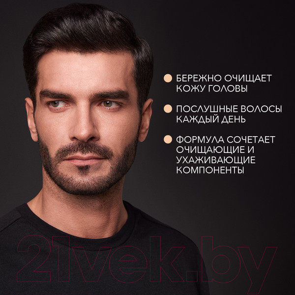 Изображение товара Шампунь-кондиционер для волос Сьёсс Men Control & Care для нормальных волос 2в1  (450мл)