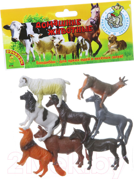 Изображение товара Набор фигурок игровых Bondibon Ребятам о зверятах / ВВ1631