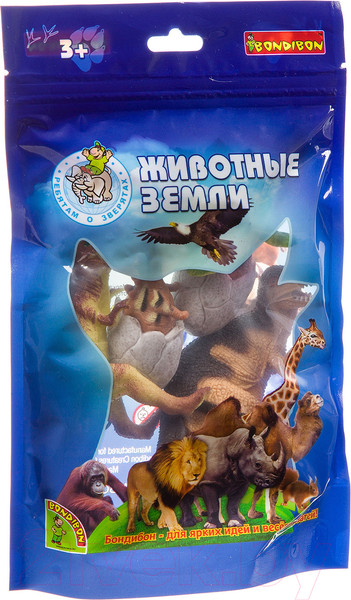 Изображение товара Набор фигурок игровых Bondibon Ребятам о зверятах / ВВ3141