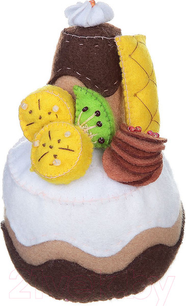 Изображение товара Набор для творчества Bondibon Шьем сладости из фетра. Пирожное Банан / ВВ1235