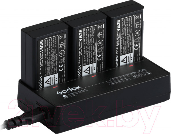 Изображение товара Зарядное устройство для аккумуляторов Godox VC26T Multi для VB26 / 27909