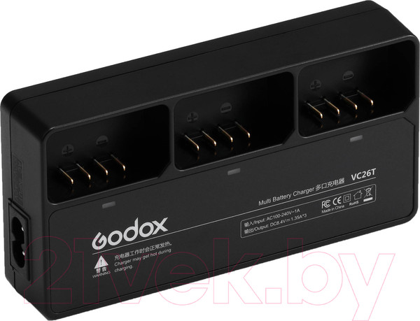Изображение товара Зарядное устройство для аккумуляторов Godox VC26T Multi для VB26 / 27909