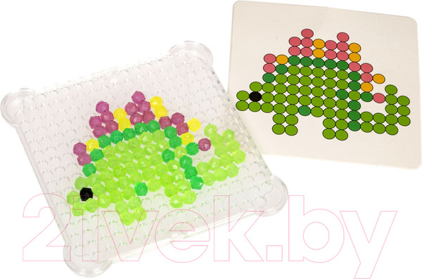 Изображение товара Развивающая игра Bondibon Блестящая аквамозаика. Динозавры / ВВ3811