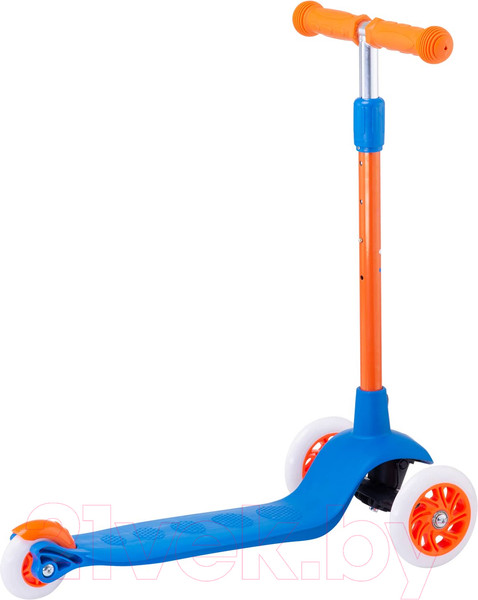 Изображение товара Самокат детский Ridex Hero 120/80мм (синий/оранжевый)