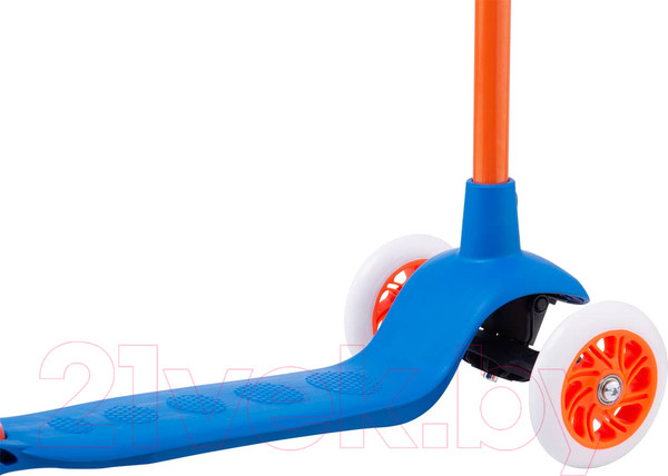 Изображение товара Самокат детский Ridex Hero 120/80мм (синий/оранжевый)