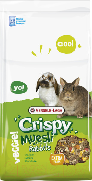 Изображение товара Корм для грызунов Versele-Laga Crispy Muesli Rabbits / 461129 (20кг)