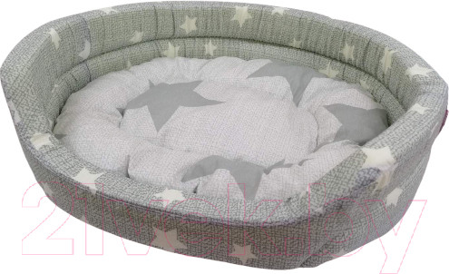 Изображение товара Лежанка для животных Happy Friends Орион №3 stm 337 (овальный, ткань бязь)