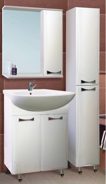 Изображение товара Шкаф-пенал для ванной Vako Бант 30 / 16498