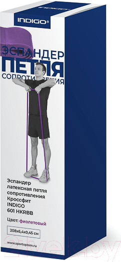 Изображение товара Эспандер Indigo Sport Кроссфит 601 HKRBB (фиолетовый)