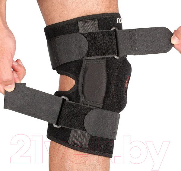 Изображение товара Суппорт колена Indigo Sport IN207 (черный)