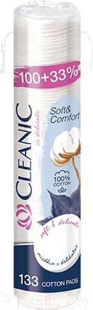 Изображение товара Ватные диски Cleanic Soft and Comfort п/э (100шт)