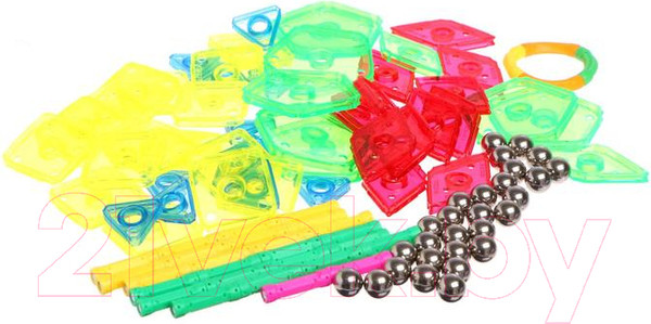 Изображение товара Конструктор магнитный Unicon Magnet Необычные фигуры (108 деталей) / 1387364