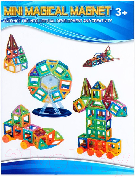 Изображение товара Конструктор магнитный Xinbida Мини магический магнит (32 детали) / 2336519