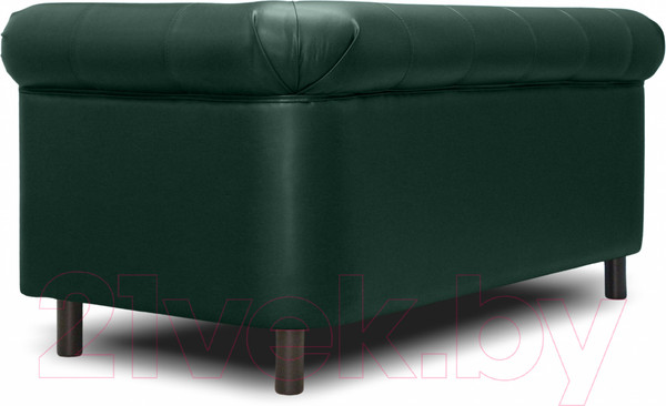 Изображение товара Диван Brioli Винчестер двухместный (L15/зеленый)