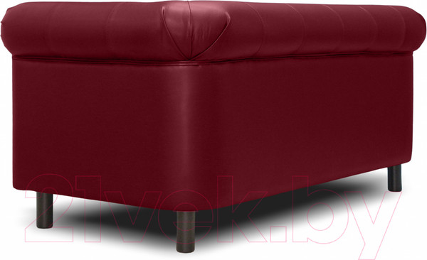 Изображение товара Диван Brioli Винчестер двухместный (L16/вишневый)