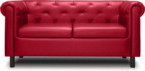 Изображение товара Диван Brioli Винчестер двухместный (L19/красный)