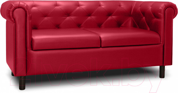 Изображение товара Диван Brioli Винчестер двухместный (L19/красный)