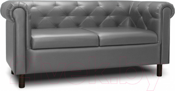Изображение товара Диван Brioli Винчестер двухместный (L21/серый)