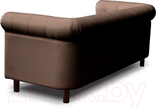 Изображение товара Диван Brioli Винчестер трехместный (L13/коричневый)
