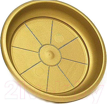 Изображение товара Поддон для вазона Santino Терра ПТ 6 ЗОЛ (золото)