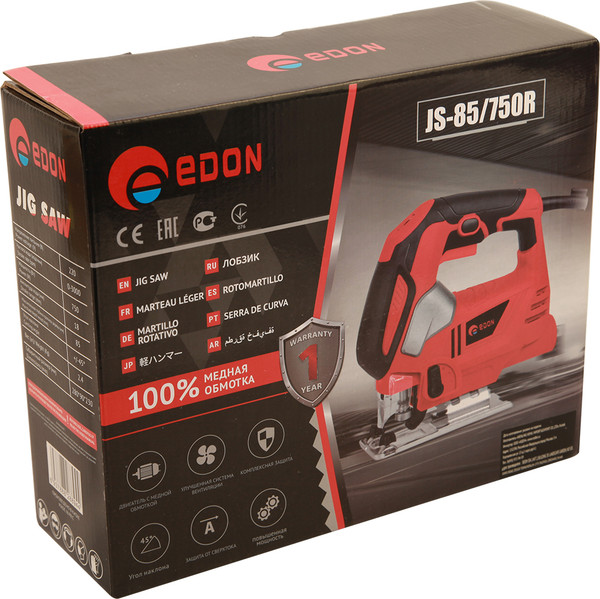 Изображение товара Электролобзик Edon JS-85/750R